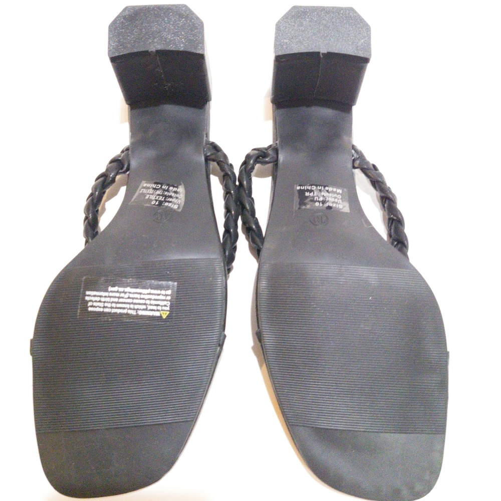 Olivia Miller Sandbanks Braided Thong Sandals -10 - Picture 4 of 5